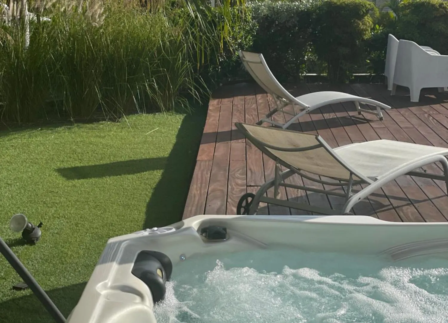Villa Paradis - Vue Mer, Piscine, Jacuzzi Et Acces A La Plage Gros Sable Sainte-Anne